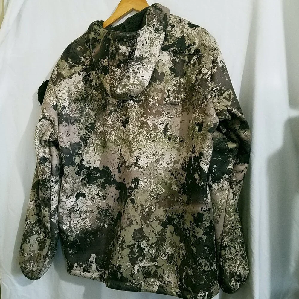 HABIT Slumber Valley Sherpa Hooded Jacket Camo Men’s Size L/XL NEW